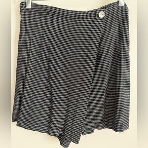 Vintage Skort Mini Checkered Size Small
